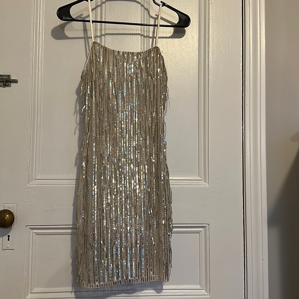 Sparkly gold dress